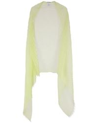 Issey Miyake - Feather Ramie Pleats Stole Scarf - Lyst