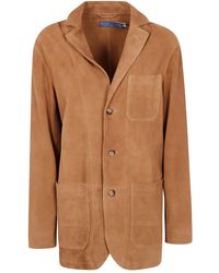 Polo Ralph Lauren - Leather & Skinis Sportt Blazer - Lyst