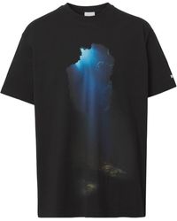 Burberry - T-shirt à imprimé graphique - Lyst
