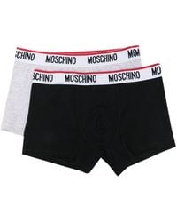Moschino - Set aus zwei Shorts mit Logo-Print - Lyst