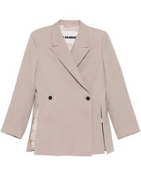 Jil Sander - Double-Breasted Jacket - Lyst