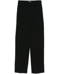 Pleats Please Issey Miyake - Pleated Cropped Trousers - Lyst