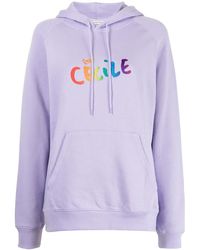 Être Cécile - Logo Print Hoodie - Lyst