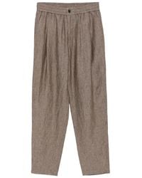 Giorgio Armani - Broek Met Elastische Taille - Lyst