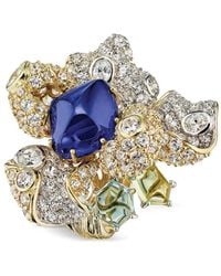 Anabela Chan - 18Kt Vermeil Sapphire Blossom Gemstone Ring - Lyst