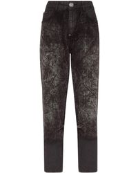 Philipp Plein - Distressed-effect Cropped Jeans - Lyst