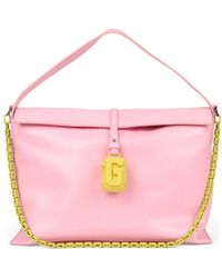 Gcds - Mega Comma Logo-Plaque Chain-Link Shoulder Bag - Lyst