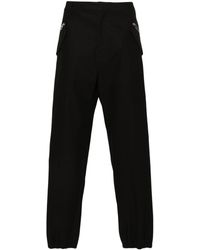 Loewe - Cotton Blend Trousers - Lyst
