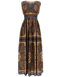 Zimmermann - Paisley-Print Sleeveless Maxi Dress - Lyst