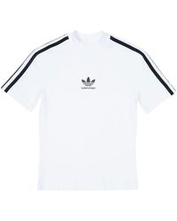 Balenciaga - X Adidas T-shirt Met Print - Lyst