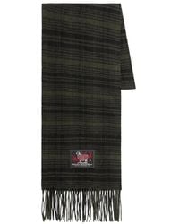 Woolrich - Sciarpa A Quadri Con Frange - Lyst