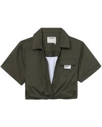 Musium Div. - Logo-Appliqué Layered Cotton Top - Lyst