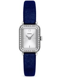 Fossil - Mini Raquel Crystal-Embellished 18Mm Watch - Lyst