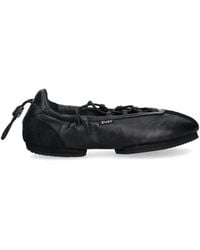 Polo Ralph Lauren - Lace-Up Ballet Flats - Lyst