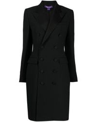 Ralph Lauren Collection - Double-breasted Long Blazer - Lyst