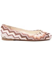 Missoni - Zigzag Ballet Flats - Lyst