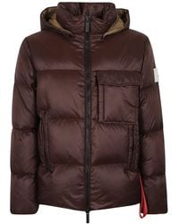 AFTER LABEL - Doudoune À Capuche - Lyst