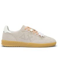 Sun 68 - California Sun Flower-Embellished Perforated Sneakers - Lyst