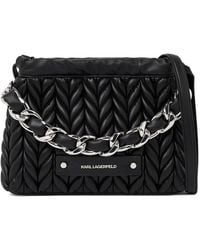 KARL LAGERFELD - Sac À Bandoulière K/Weave Petit Format - Lyst