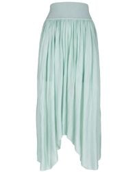Maria McManus - Wave Pleated Midi Skirt - Lyst