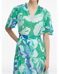 Morgan - Ruffled Print Blouse - Lyst