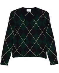 Be You - Argyle-Knit Sweater - Lyst