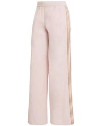 adidas - Summer Glow Side-Stripe Wide-Leg Trousers - Lyst
