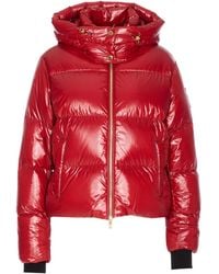 Moose Knuckles - Quilted Hooded Jacket Zip Pockets - Lyst