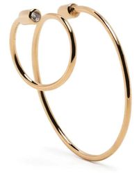 Shihara - Twist Curl ダイヤモンド ピアス 18kイエローゴールド - Lyst