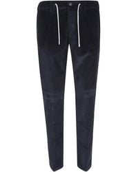 Eleventy - Pantaloni A Coste Con Coulisse - Lyst