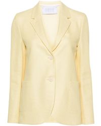 Harris Wharf London - Blazer En Maille À Simple Boutonnage - Lyst
