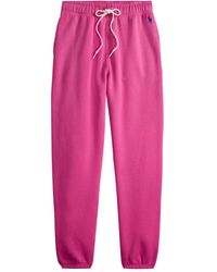 Polo Ralph Lauren - Drawstring Fleece Track Pants - Lyst