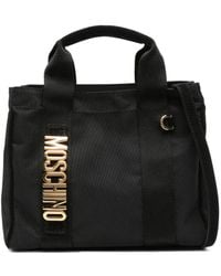Moschino - Shopper mit Logo-Schild - Lyst