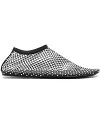 Christopher Esber - Minette Crystal Mesh Flats - Lyst
