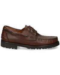 Lottusse - Lace-Up Leather Loafers - Lyst