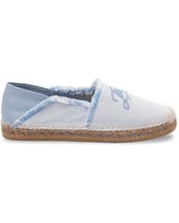 Jimmy Choo - Frayed Logo Espadrilles - Lyst