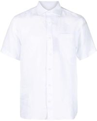 Paul & Shark - Short-sleeved Linen Shirt - Lyst