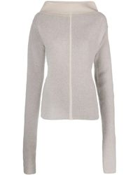 Rick Owens - High-Neck Extra Long-Sleeves Jumper - Lyst