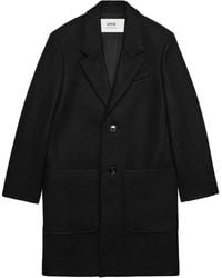 Ami Paris - Fw23 100% Virgin Wool Coat - Lyst