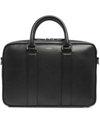 Lancel - Edgard Smooth-Leather Laptop Bag - Lyst
