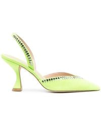 Stuart Weitzman - Gemcut Xcurve 85Mm Slingback Pumps - Lyst