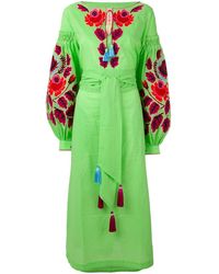 Yuliya Magdych Jurk Eden Tree - Groen