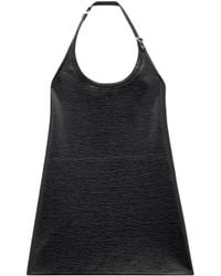 Courreges - Neckholder-Kleid Mit Schnalle - Lyst