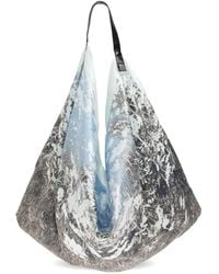 Samsøe & Samsøe - Saelli Landscape-Print Silk Shoulder Bag - Lyst