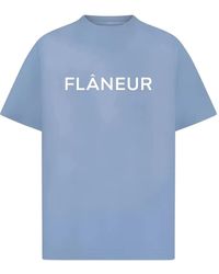 flâneur - T-Shirt Con Stampa - Lyst