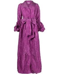 Baruni - Hypnotise Belted Maxi Dress - Lyst