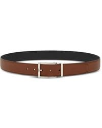 Ferragamo - Cinturón reversible con hebilla rectangular - Lyst