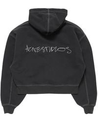 Acne Studios - Contrast-Stitch Zip-Up Hoodie - Lyst