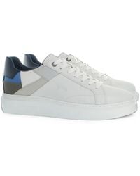 Harmont & Blaine - Panelled Logo-Embroidered Sneakers - Lyst
