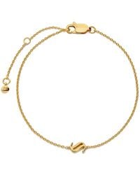 Monica Vinader - Initial S Chain Bracelet - Lyst